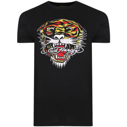 Oblačila Moški Majice s kratkimi rokavi Ed Hardy Mt-tiger t-shirt Črna