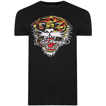 Oblačila Moški Majice s kratkimi rokavi Ed Hardy - Mt-tiger t-shirt Črna