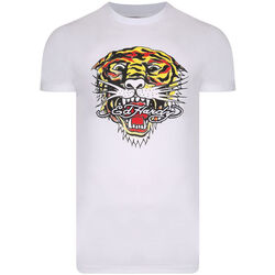 Oblačila Moški Majice s kratkimi rokavi Ed Hardy Mt-tiger t-shirt Bela