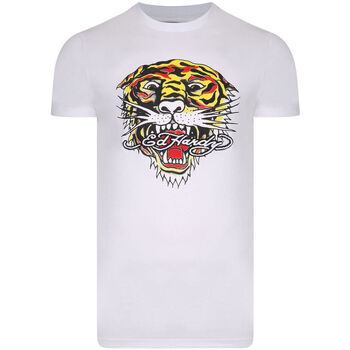 Oblačila Moški Majice s kratkimi rokavi Ed Hardy - Mt-tiger t-shirt Bela