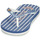 Čevlji  Deklice Japonke Roxy PEBBLES VII G Modra