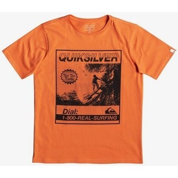 Oblačila Dečki Majice s kratkimi rokavi Quiksilver CAMISETA NIO  EQBZT03939 Oranžna