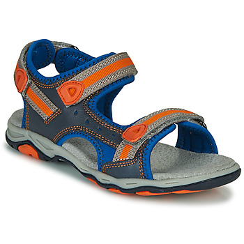 Čevlji  Dečki Sandali & Odprti čevlji Kickers KIWI Modra / Oranžna