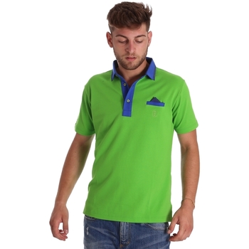 Oblačila Moški Polo majice kratki rokavi Bradano 000114 Zelena