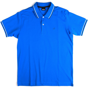 Oblačila Moški Majice & Polo majice Key Up 2Q70G 0001 Modra