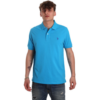 Oblačila Moški Polo majice kratki rokavi U.S Polo Assn. 55957 41029 Modra