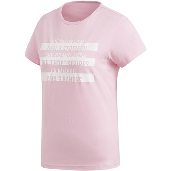 Oblačila Ženske Majice s kratkimi rokavi adidas Originals DU0228 Rožnata