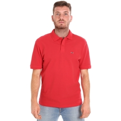 Oblačila Moški Polo majice kratki rokavi Les Copains 9U9015 Rdeča