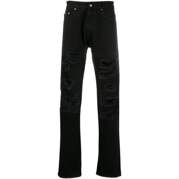 Oblačila Moški Jeans Versace A2GVB0S0HRC5E899 Črna