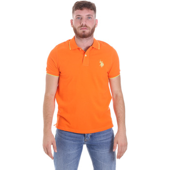 Oblačila Moški Polo majice kratki rokavi U.S Polo Assn. 58561 41029 Oranžna