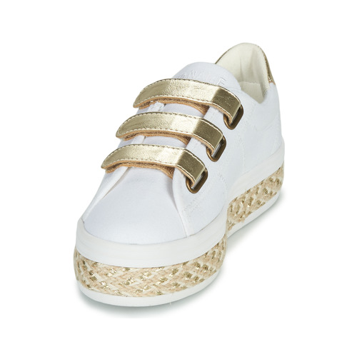 No Name MALIBU STRAPS Bela / Pozlačena