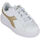 Čevlji  Otroci Modne superge Diadora 101.176596 01 C1070 White/Gold Pozlačena