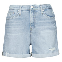 Oblačila Ženske Kratke hlače & Bermuda Calvin Klein Jeans MOM SHORT Modra / Svetla