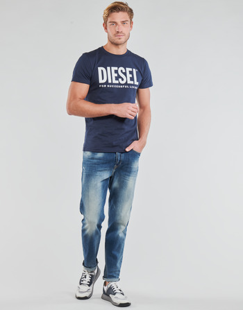 Oblačila Moški Jeans straight Diesel D-FINNING Modra