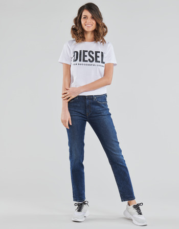 Oblačila Ženske Jeans straight Diesel D-JOY Modra