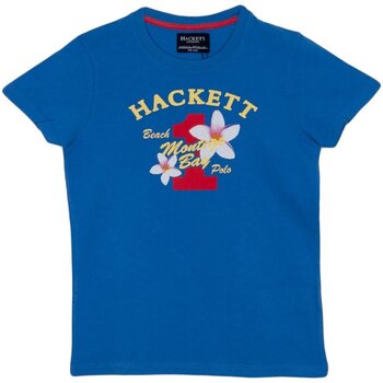 Oblačila Dečki Majice s kratkimi rokavi Hackett HK500152-545 Modra