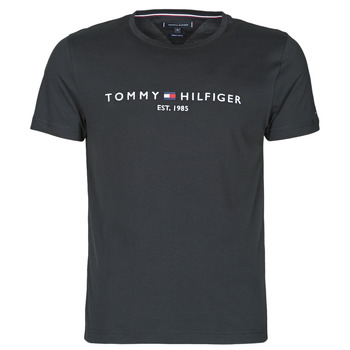 Oblačila Moški Majice s kratkimi rokavi Tommy Hilfiger CORE TOMMY LOGO Črna