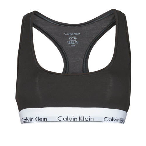Spodnje perilo Ženske Topi Calvin Klein Jeans MODERN COTTON UNLINED BRALETTE Črna