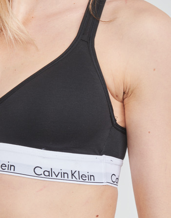 Calvin Klein Jeans MODERN COTTON BRALETTE LIFT Črna
