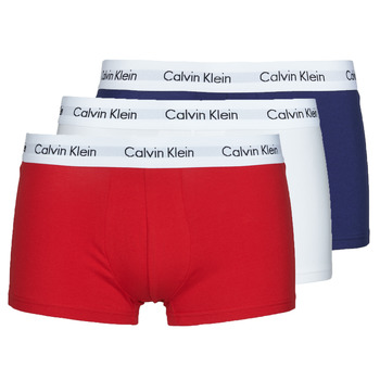 Spodnje perilo Moški Boksarice Calvin Klein Jeans RISE TRUNK X3 Bela / Rdeča