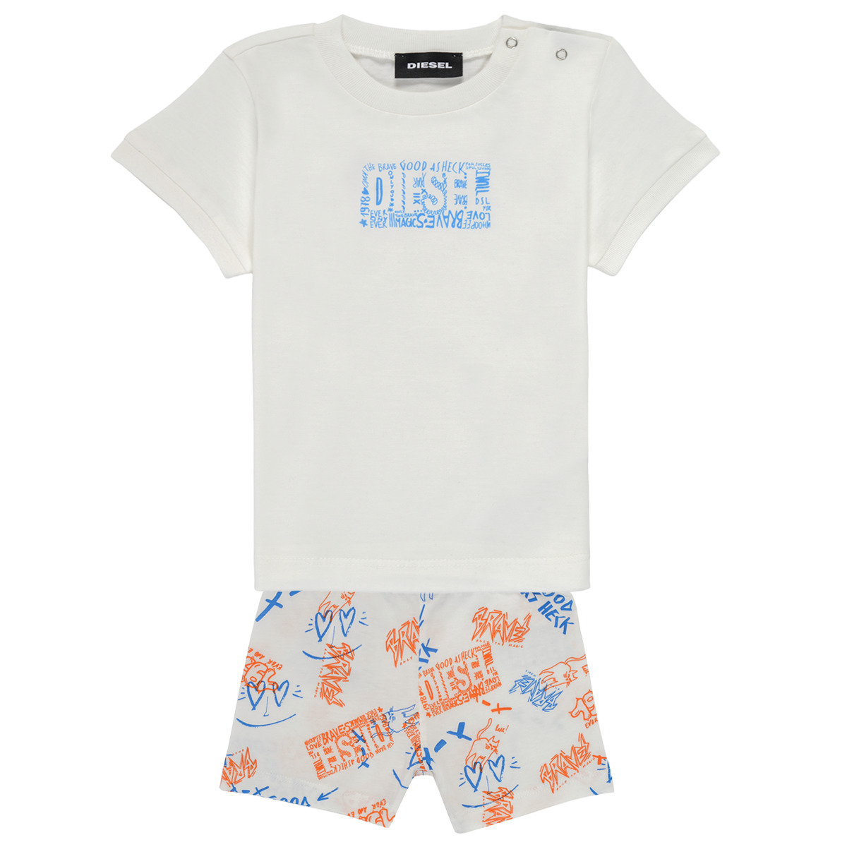 Oblačila Dečki Otroški kompleti Diesel SILLIN Večbarvna
