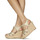 Čevlji  Ženske Sandali & Odprti čevlji MICHAEL Michael Kors BERKLEY WEDGE Pozlačena