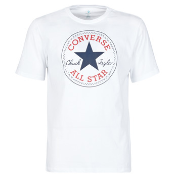 Oblačila Moški Majice s kratkimi rokavi Converse NOVA CHUCK PATCH TEE Bela