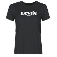 Oblačila Ženske Majice s kratkimi rokavi Levi's THE PERFECT TEE Črna