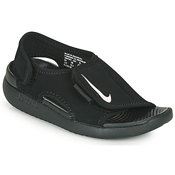 Čevlji  Otroci Natikači Nike SUNRAY ADJUST 5 V2 PS Črna