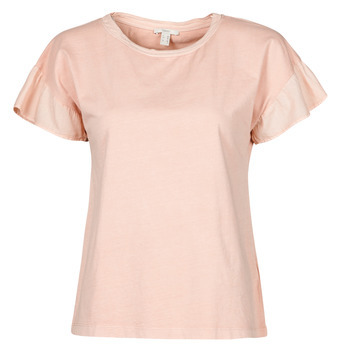 Oblačila Ženske Majice s kratkimi rokavi Esprit T-SHIRTS Rožnata