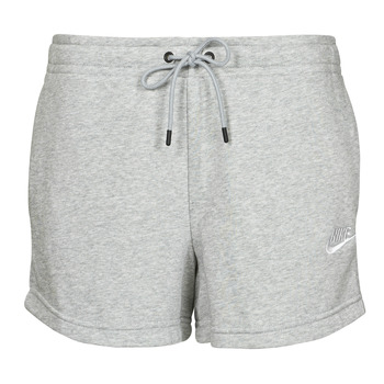 Oblačila Ženske Kratke hlače & Bermuda Nike NSESSNTL FLC HR SHORT FT Siva / Bela