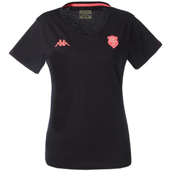 Oblačila Ženske Majice s kratkimi rokavi Kappa T-shirt femme Stade Français 2020/21 lea Modra