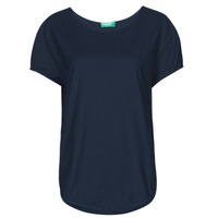 Oblačila Ženske Majice s kratkimi rokavi Benetton FOLLIA Modra
