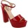 Čevlji  Ženske Sandali & Odprti čevlji L'amour  Rdeča