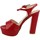 Čevlji  Ženske Sandali & Odprti čevlji L'amour  Rdeča