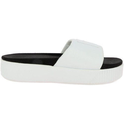 Puma PLATFORM SLIDE WNS  01 WHITE 366121 Bela