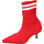 Čevlji  Ženske Gležnjarji Olga Rubini BJ427 Rdeča