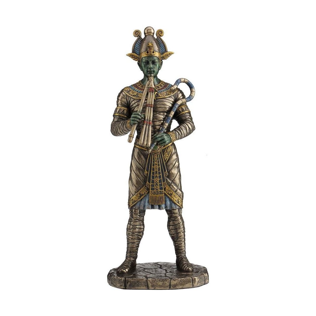 Dom Kipci in figurice Signes Grimalt Oziris-Egipčanski Bog Pozlačena