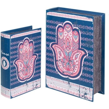 Dom Kovčki in škatle za shranjevanje Signes Grimalt Škatlice Za Ročne Knjige Fatima 2U Azul