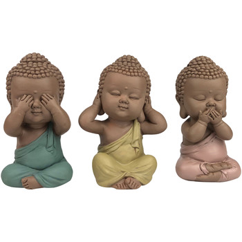 Dom Kipci in figurice Signes Grimalt Linda Buddha Set 3 Enote Večbarvna