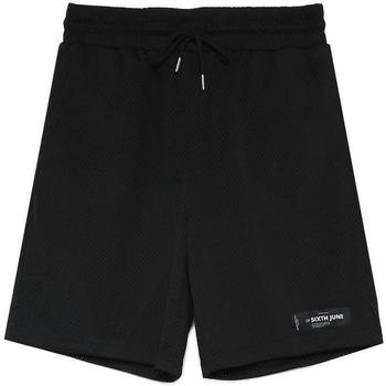 Oblačila Moški Kratke hlače & Bermuda Sixth June Short  Mesh Logo Črna