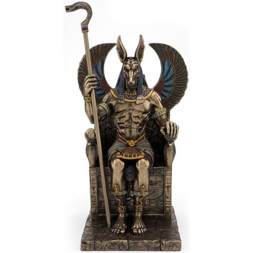 Dom Kipci in figurice Signes Grimalt Anubis-Egipčanski Bog Pozlačena