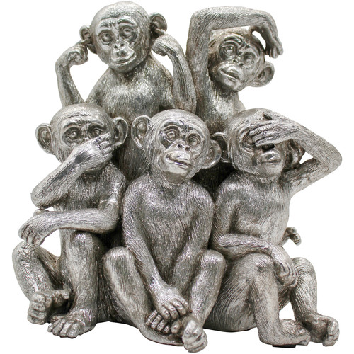 Dom Kipci in figurice Signes Grimalt Opica Srebrna