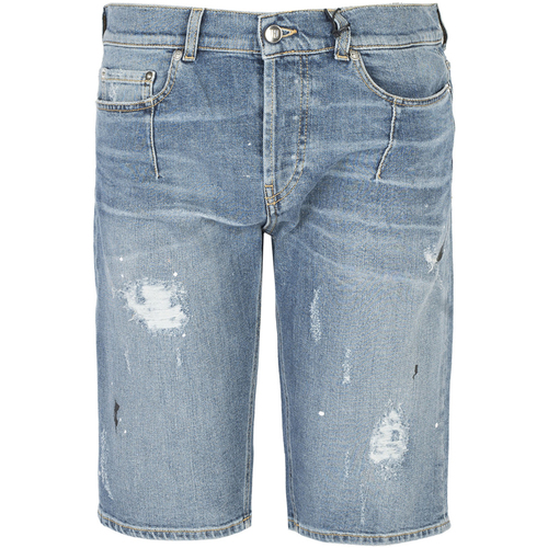 Oblačila Moški Kratke hlače & Bermuda Les Hommes UID481547P | Short Jeans Modra