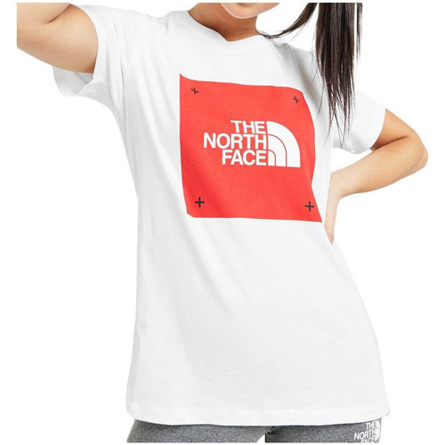 Oblačila Ženske Majice & Polo majice The North Face SS BOX Bela