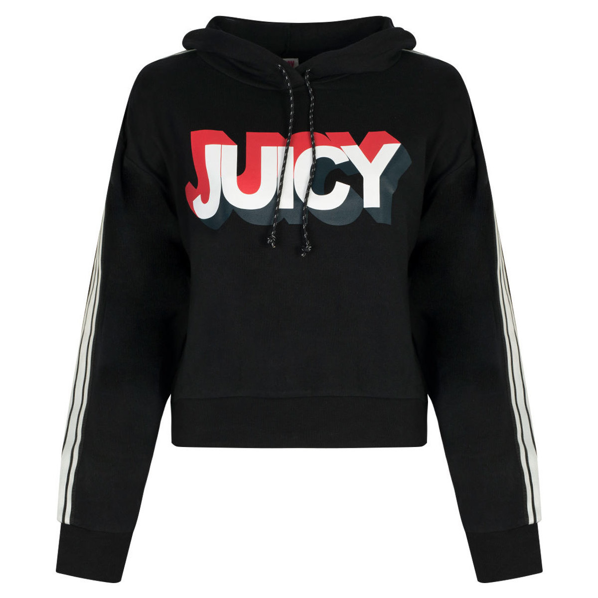 Oblačila Ženske Puloverji Juicy Couture JWTKT179637 | Hooded Pullover Črna