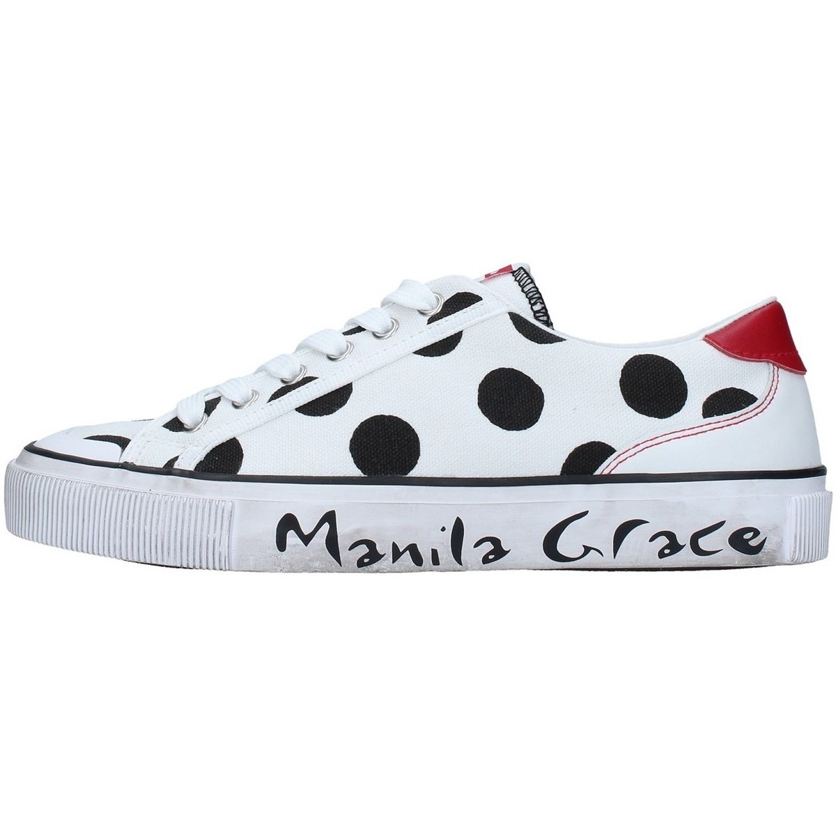 Čevlji  Ženske Nizke superge Manila Grace S631CP Bela