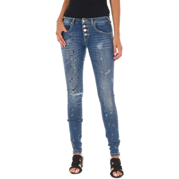 Oblačila Ženske Jeans Met 10DBF0760-D1061 Modra