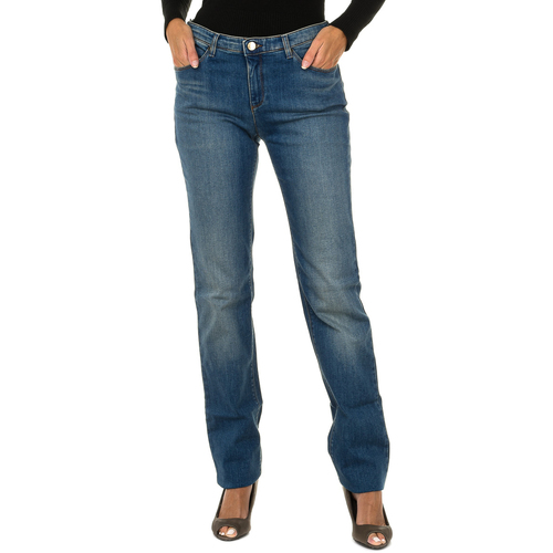 Oblačila Ženske Jeans Emporio Armani 6X5J85-5D0JZ-1400 Modra