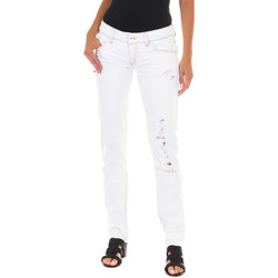Oblačila Ženske Jeans flare Met E014152-D536 Bela